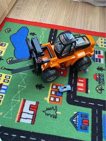 Hot Wheels Polesie vinç forklift inşaat seti