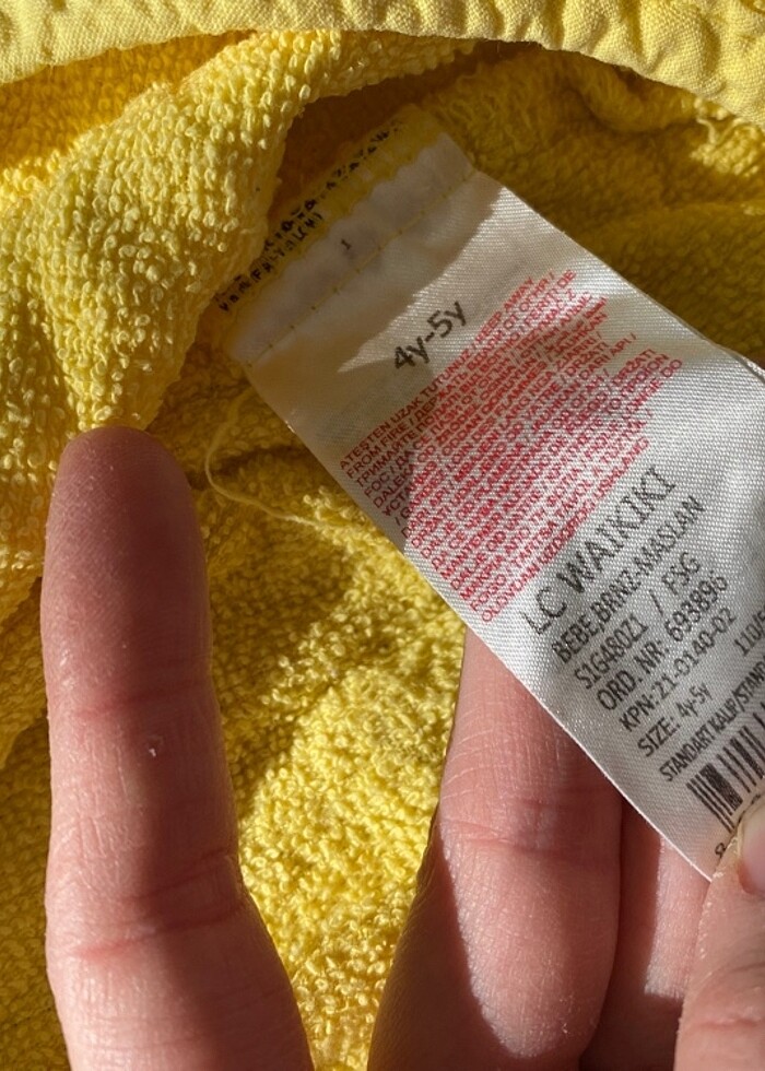 Lcw waikiki çocuk bornoz banyo havlusu - Görsel 4