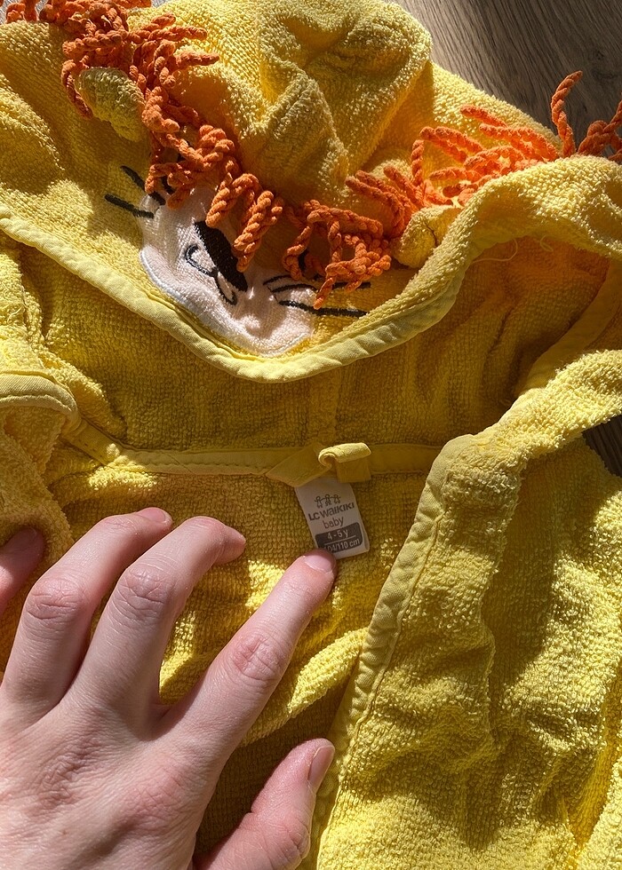 Lcw waikiki çocuk bornoz banyo havlusu - Görsel 2