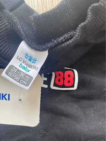 24-36 Ay Beden siyah Renk Erkek çocuk eşofman takım alt üst lcw