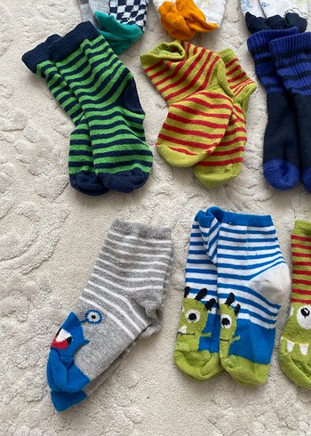 Erkek Çocuk Çok Renkli Çorap Seti - Görsel 5