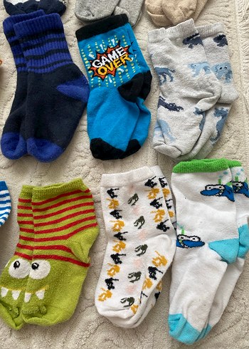 Erkek Çocuk Çok Renkli Çorap Seti - Görsel 4