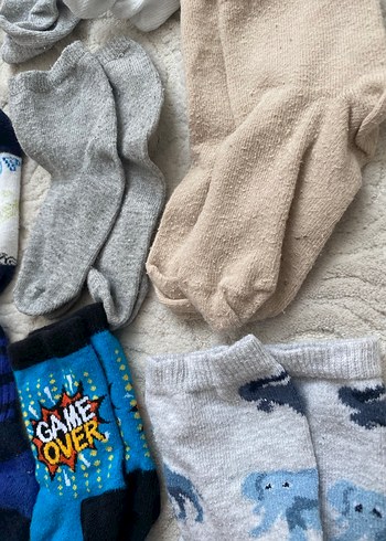 Erkek Çocuk Çok Renkli Çorap Seti - Görsel 9