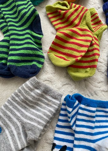 Erkek Çocuk Çok Renkli Çorap Seti - Görsel 8