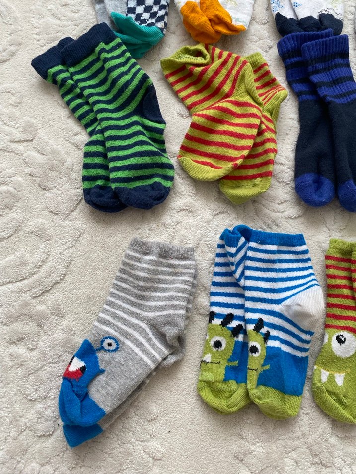 Erkek Çocuk Çok Renkli Çorap Seti - Görsel 5