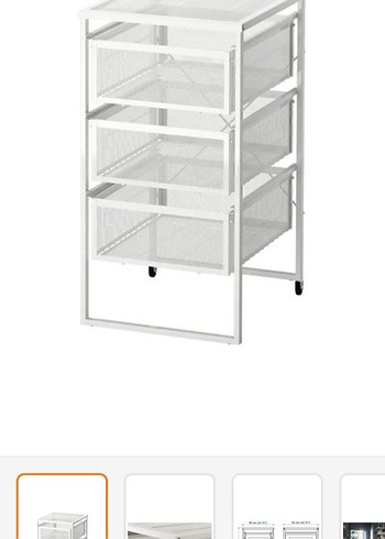 Ikea Beyaz Dolap Düzenleyici