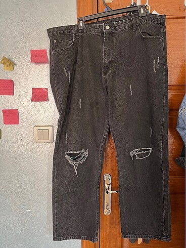 48 Beden siyah Renk Pantolon jean