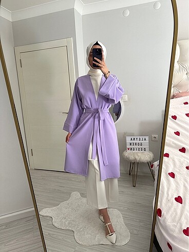 m Beden mor Renk Kimono