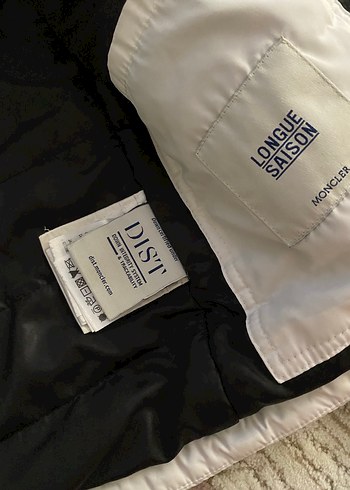 Beyaz Fermuarlı Kadın Midi Ceket - Görsel 5