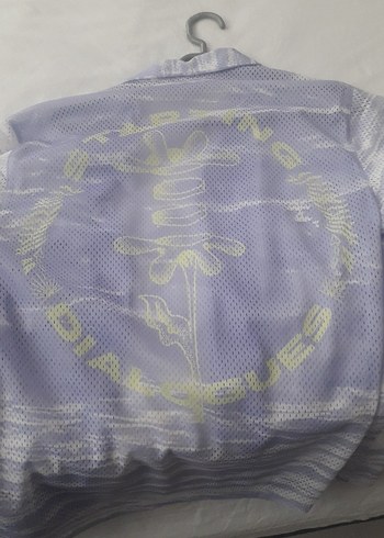 Zara Düğmeli Mor Batik Desenli Gömlek