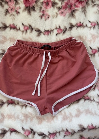 Pembe Mini Pamuklu Rahat Şort