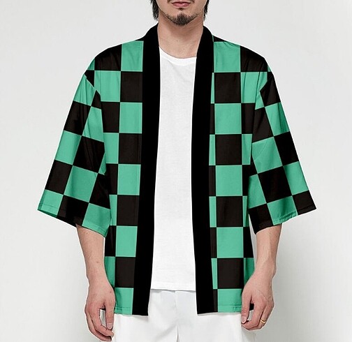 Anime Demon Slayer: Kimetsu No Yaiba Tanjiro Unisex Kimono