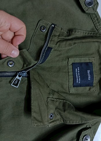 Bershka kadın Haki Kamuflaj Street Ceket