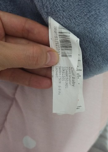 Erkek bebek Lacivert mont - Görsel 2