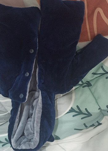 Erkek bebek Lacivert mont - Görsel 3