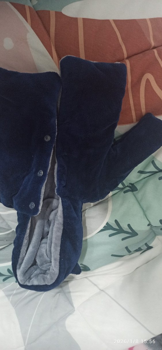 Erkek bebek Lacivert mont - Görsel 3