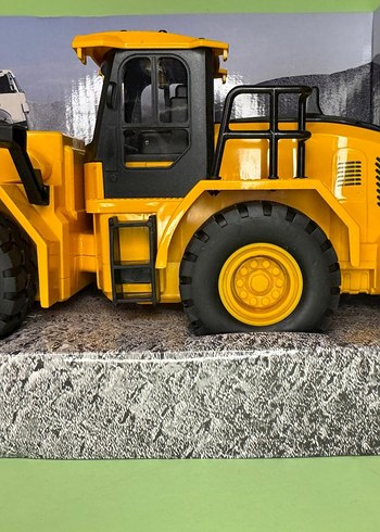 Beden Kumandali Sarı Oyuncak İnşaat Aracı