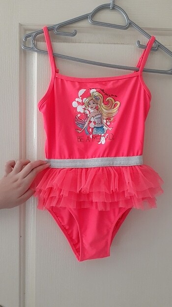 Barbie kız çocuk mayo