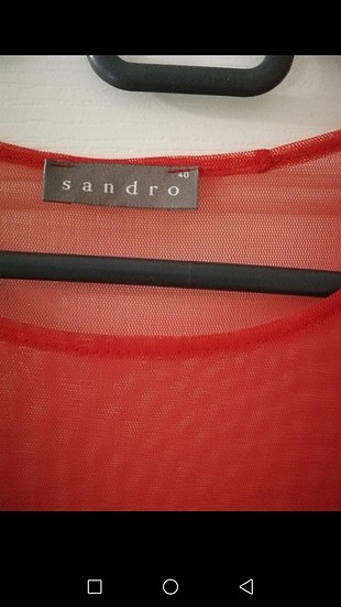 Sandro kırmızı elbise 