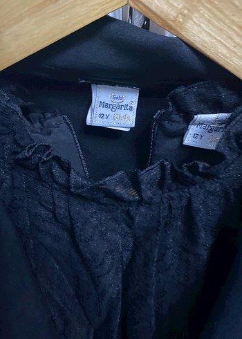 Kız Çocuk Siyah Nakışlı Bolero - Görsel 2