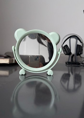 Yeşil Ayıcık Tasarımlı Masa Aynası - Görsel 4