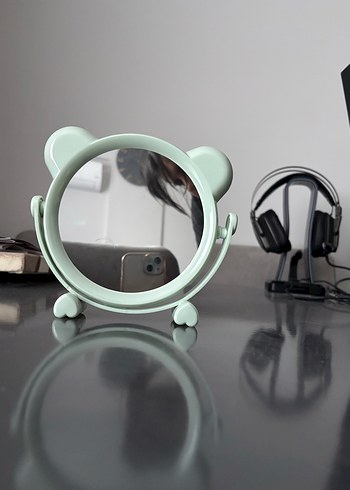 Yeşil Ayıcık Tasarımlı Masa Aynası - Görsel 3