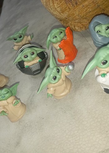 Pastel Yeşil Bebek Yoda Aksiyon Figürleri - Görsel 2