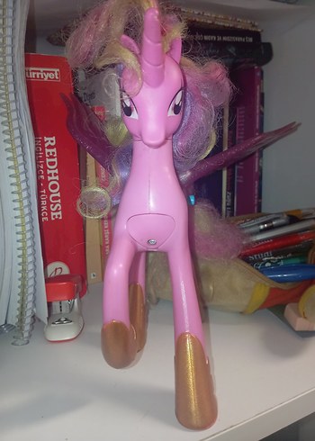 Pastel Pembe Kanatlı Unicorn Figür - Görsel 3