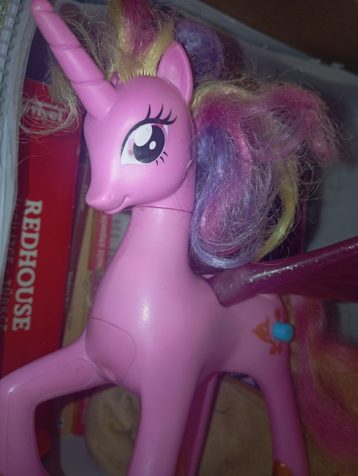 Pastel Pembe Kanatlı Unicorn Figür - Görsel 2