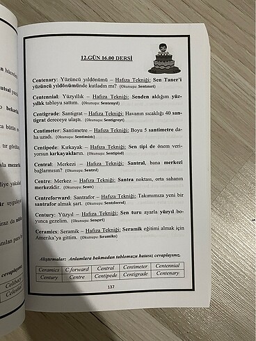  Hafıza teknikleriyle İngilizce kelimeler