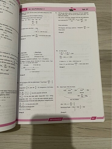  Beden Renk KPSS Türkçe matematik test 2020