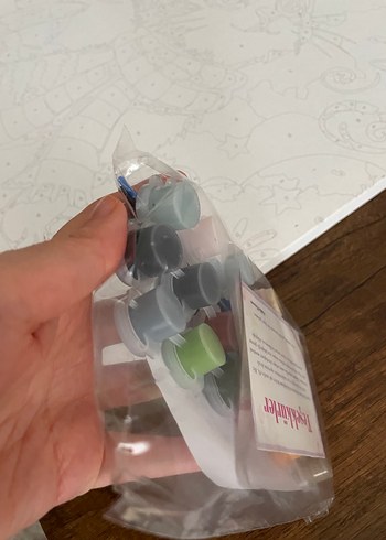 Beyaz ve Gri Kedi Temalı Boyama Seti - Görsel 5