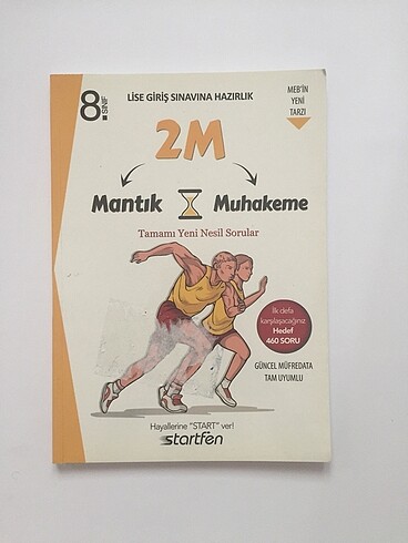 Startfen Yayınları 8. Sınıf LGS 2M Mantık Muhakeme Soru Bankası