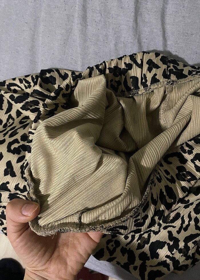 Leopar desenli etek - Görsel 4