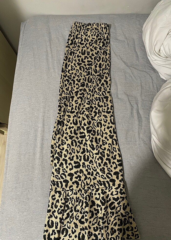 Leopar desenli etek - Görsel 3