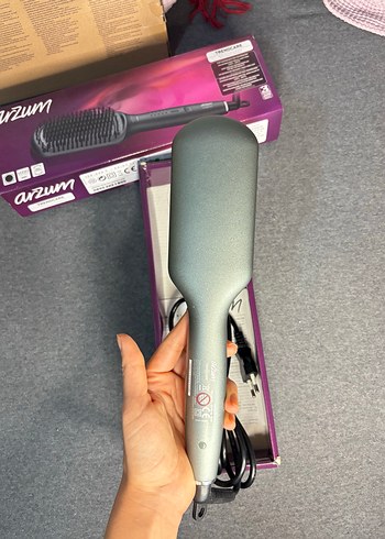 Arzum Trendcare Saç Düzleştirici Fırça Siyah - Görsel 6