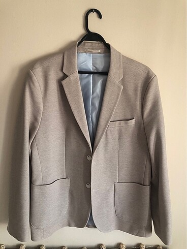 Defacto Slim Fit Krem Ceket