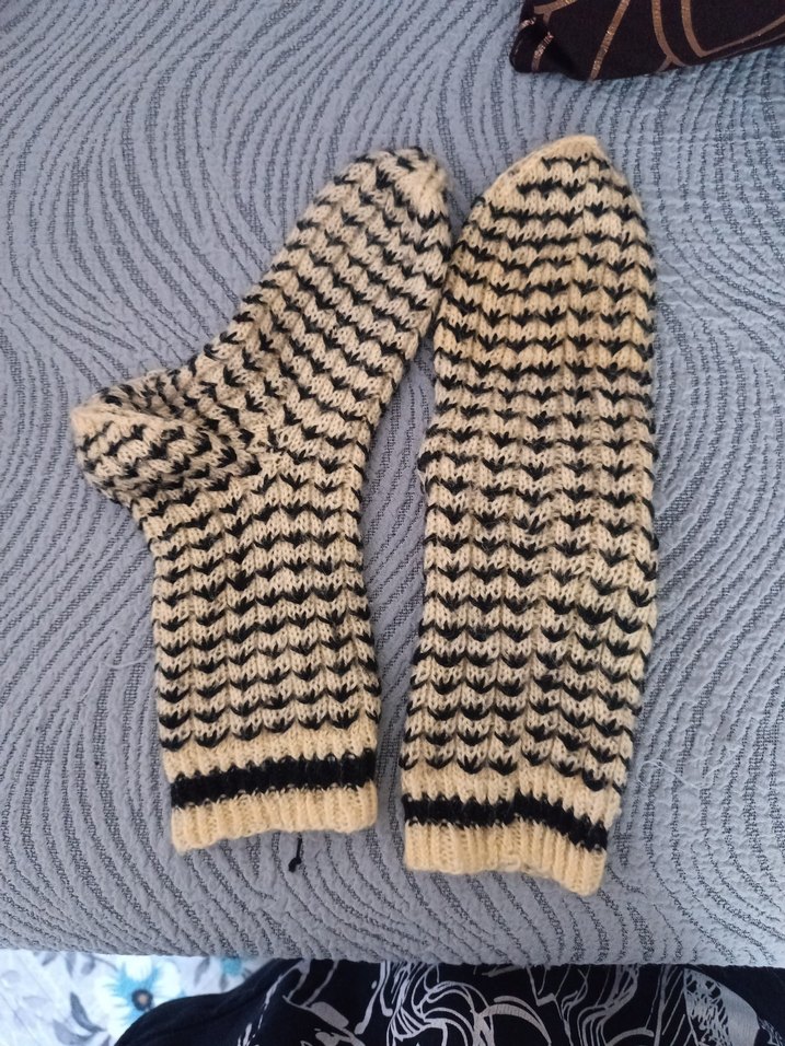 Nakışlı kadin Çorapları çok renkli çeyizlik - Görsel 2