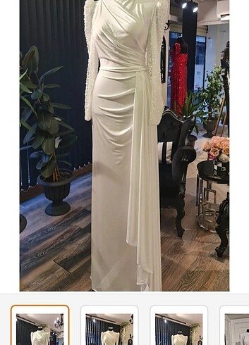 Beyaz nikah abiyesi 36 beden 