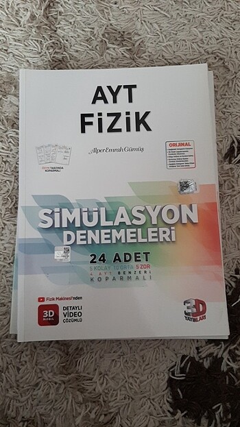 3d simülasyon denemeleri Ayt tyt fizik