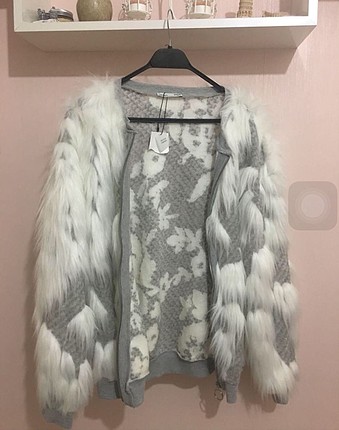 m Beden Zara Peluş Kürk Ceket
