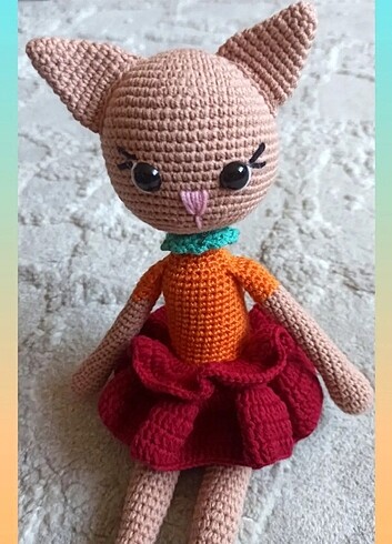 Amigurumi kedi kız 