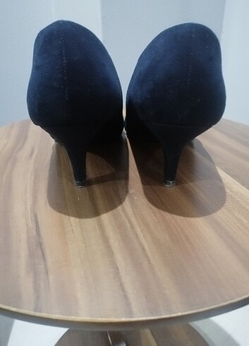 Deichmann Süet kısa topuklu stiletto
