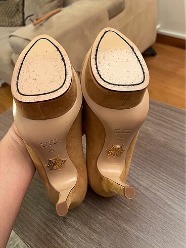 Charlotte Olympia Süet Topuklu Ayakkabı - Görsel 5