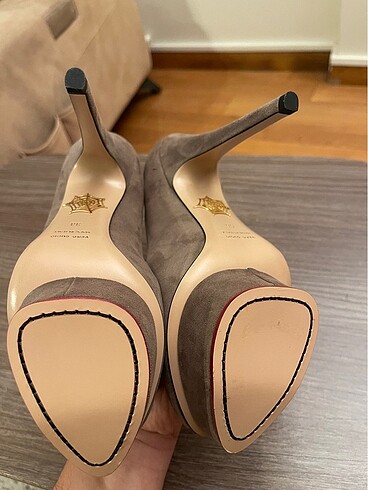 Charlotte Olympia Süet Topuklu Ayakkabı - Görsel 5