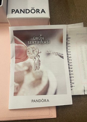 PANDORA KALPLİ ANAHTARLIK VE KİLİT CHARM - Görsel 3