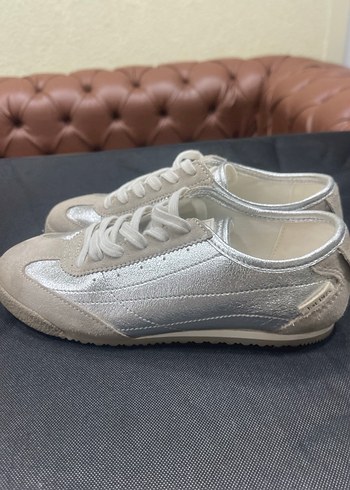 ZARA SİLVER TRAINERS SHOES - Görsel 2