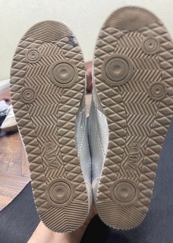 ZARA SİLVER TRAINERS SHOES - Görsel 5