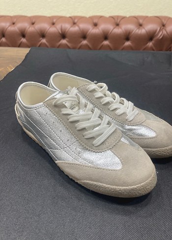 ZARA SİLVER TRAINERS SHOES - Görsel 8