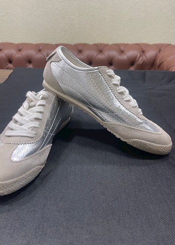 ZARA SİLVER TRAINERS SHOES - Görsel 6